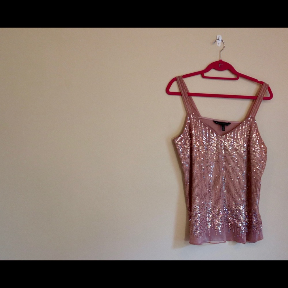 Sleeveless Sequin Shell